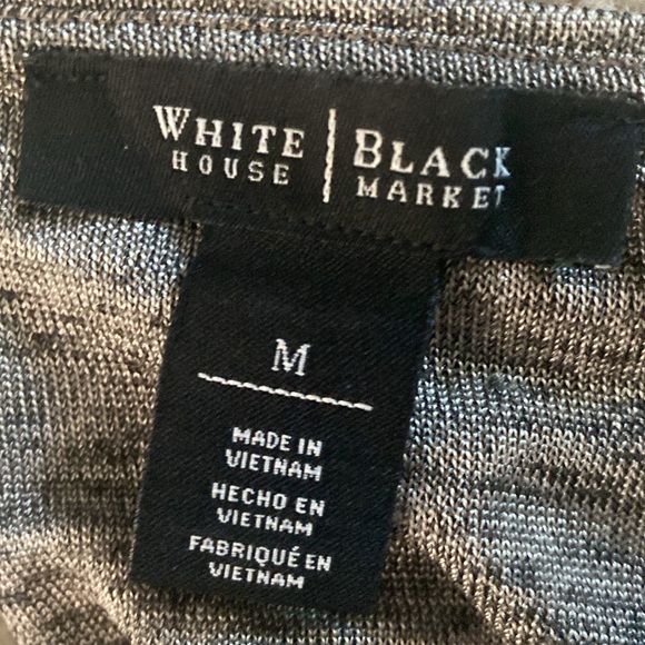 WHBM grey medium super comfortable dropped waist dress - Picture 9 of 11